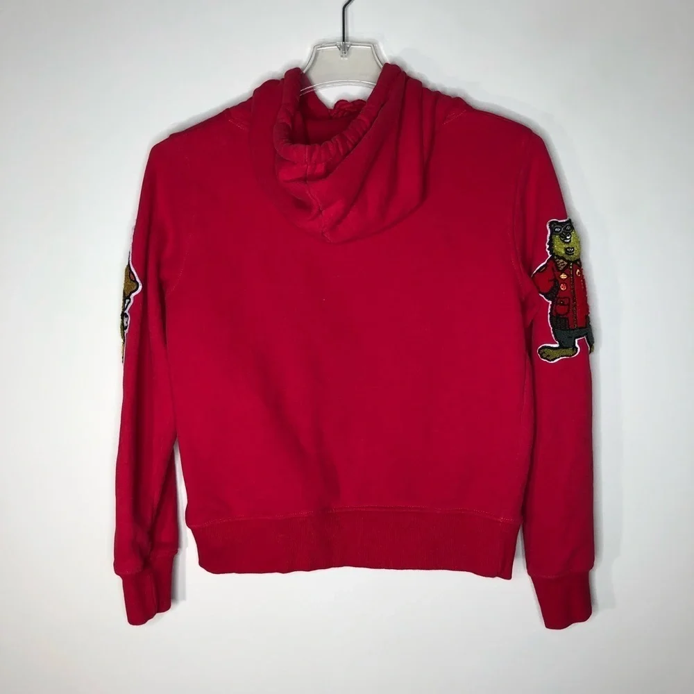 Top Gun ‘An American Icon’ Tomcat By’s Red Pull Over Hoodie SZ M.